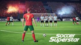 giao diện app mod soccer superstar bóng đá