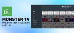 giao diện app monster tv - xem bóng đá