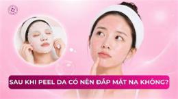 giao diện app peel da đang bong có đắp mặt nạ được không