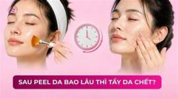 giao diện app peel da sau bao lâu thì bong