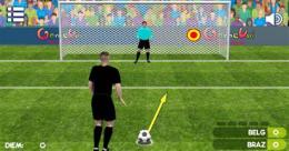 giao diện app penalty trong bóng đá
