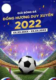 giao diện app poster giải bóng đá