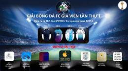 giao diện app sân bóng đá hiệp tân