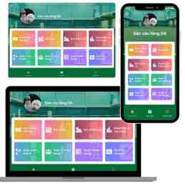 giao diện app sân bóng đá mỹ anh