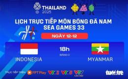 giao diện app sea games bóng đá