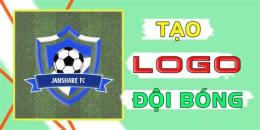 giao diện app tạo logo đá bóng miễn phí