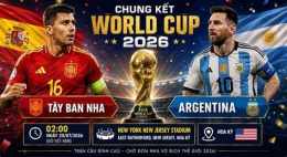 giao diện app trận chung kết bóng đá world cup 2026