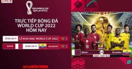 giao diện app truc tiep bong da vtv2