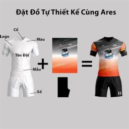 giao diện app tự thiết kế áo bóng đá online