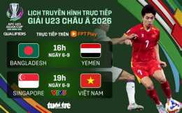 giao diện app vòng loại cup bóng đá u-23 châu a