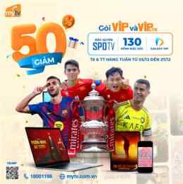 giao diện app xem bóng đá trên mytv