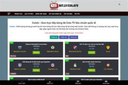 giao diện app xem bóng đá trực tuyến colatv