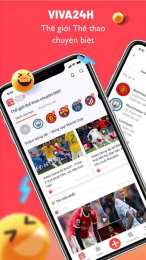 giao diện app xem tin tức bóng đá 24h