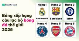 hướng dẫn sử dụng bảng xếp hạng bóng đá nam thế giới 2025