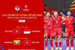 hướng dẫn sử dụng bóng đá futsal nữ sea games 33