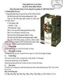 hướng dẫn sử dụng bông dạ thảo