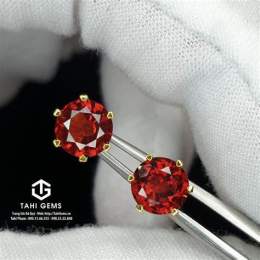 hướng dẫn sử dụng bông tai đá ruby đỏ