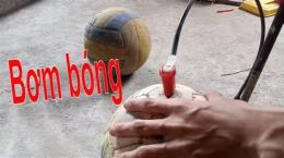 hướng dẫn sử dụng cách bơm bóng đá