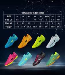 hướng dẫn sử dụng giày bóng đá zocker
