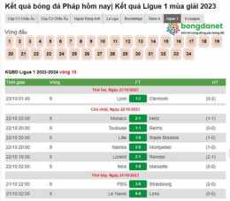 hướng dẫn sử dụng kết quả bóng đá ligue