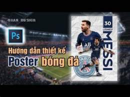 hướng dẫn sử dụng poster đá bóng