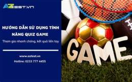 hướng dẫn sử dụng quiz bóng đá
