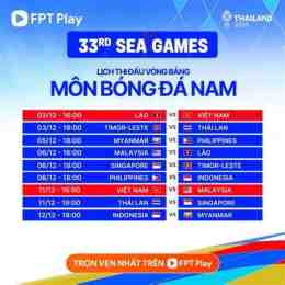 hướng dẫn sử dụng seagame 31 bóng đá nam kết quả