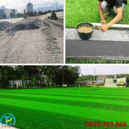 hướng dẫn sử dụng thi công sân bóng đá cỏ tự nhiên