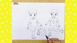 hướng dẫn sử dụng vẽ người đá bóng