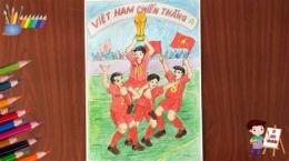 hướng dẫn sử dụng vẽ tranh chủ đề bóng đá