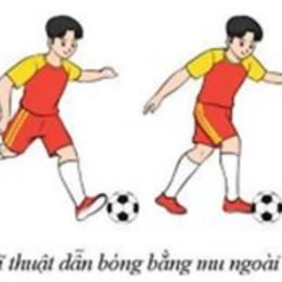 kỹ thuật đá bóng bằng mu trong bàn chân