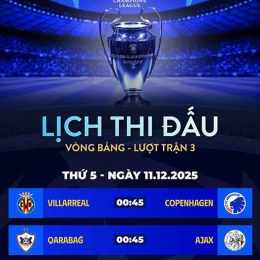 lịch bóng đá cúp c1 đêm nay