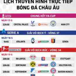 lịch bóng đá fa cup