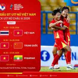 lịch bóng đá nữ u17 châu á