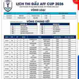 lich da bong aff cup