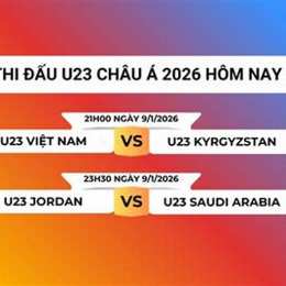 lịch đấu bóng đá u23 châu á hôm nay