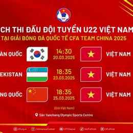 lịch thi đấu bóng đá u 22 việt nam