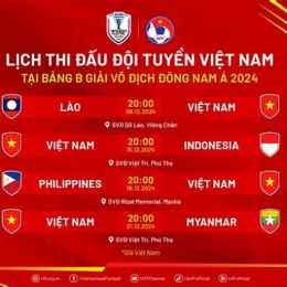 lịch thi đấu bóng đá việt nam giao hữu