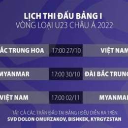 lịch trực tiếp bóng đá u23