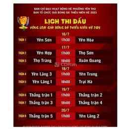 lịch tttt bóng đá