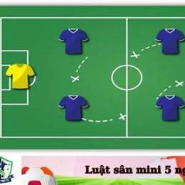 luật bóng đá mini 5 người mới nhất