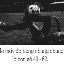 nằm mơ đá bóng đánh đề con gì