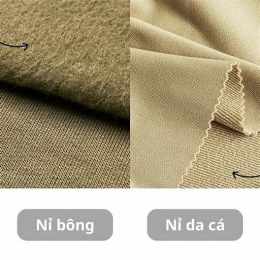 nỉ da cá và nỉ bông cái nào tốt hơn