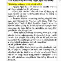 phân tích nhân vật khờ trong đá trổ bông