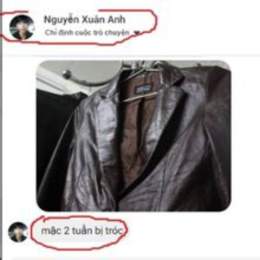 sửa áo da bị bong tróc