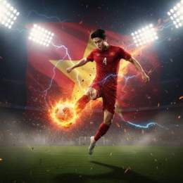 tạo poster bóng đá