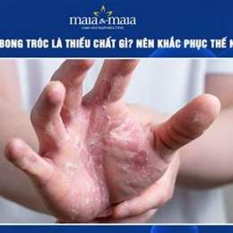 tay bị bong da thiếu chất gì