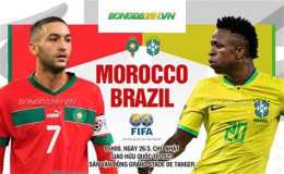 tính năng nổi bật bóng đá brazil và maroc