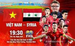 tính năng nổi bật bóng đá giao hữu việt nam syria