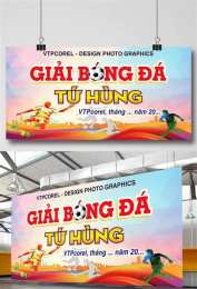 tính năng nổi bật poster giải bóng đá